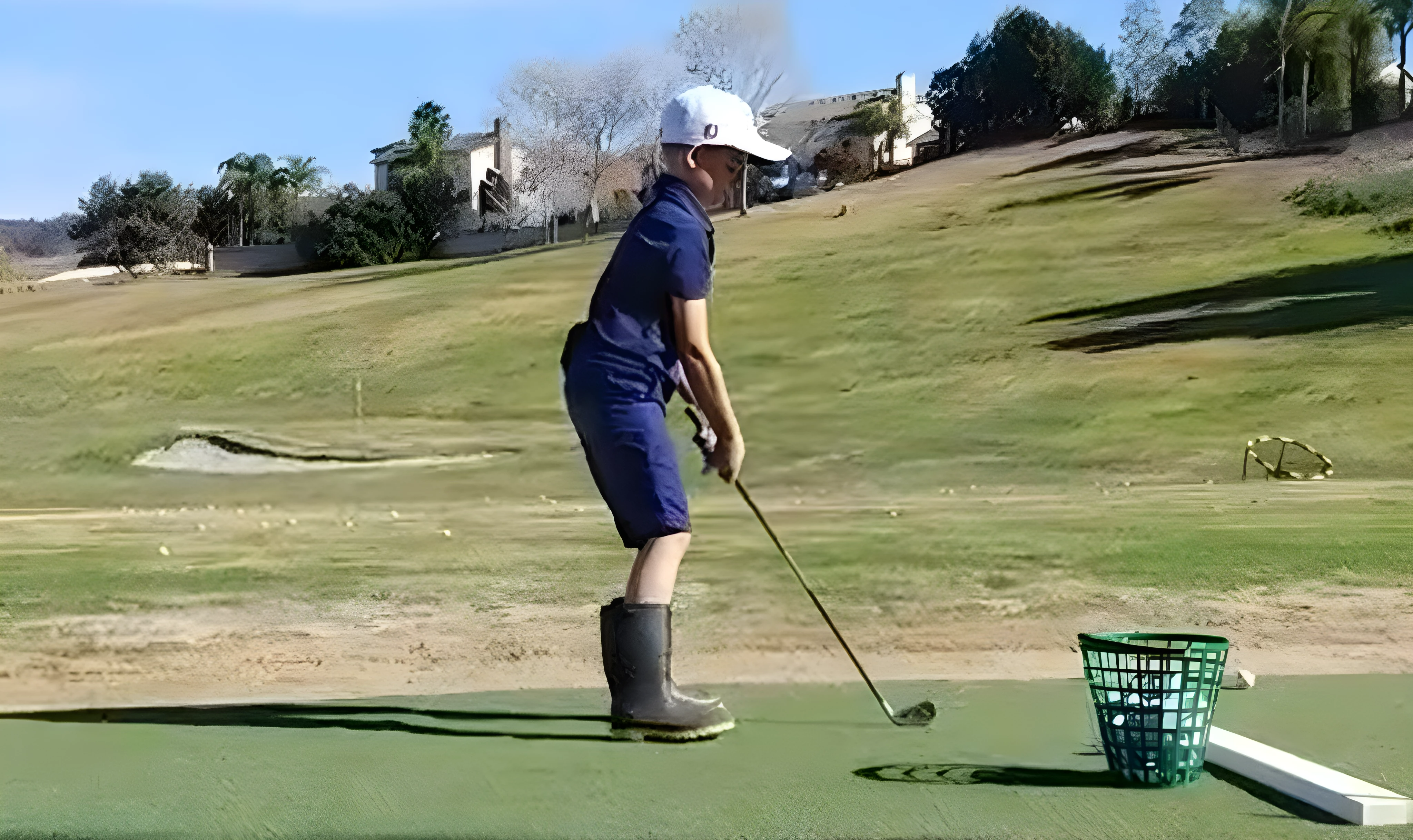 7-Year-Old Parker Bailey in Rubber Boots